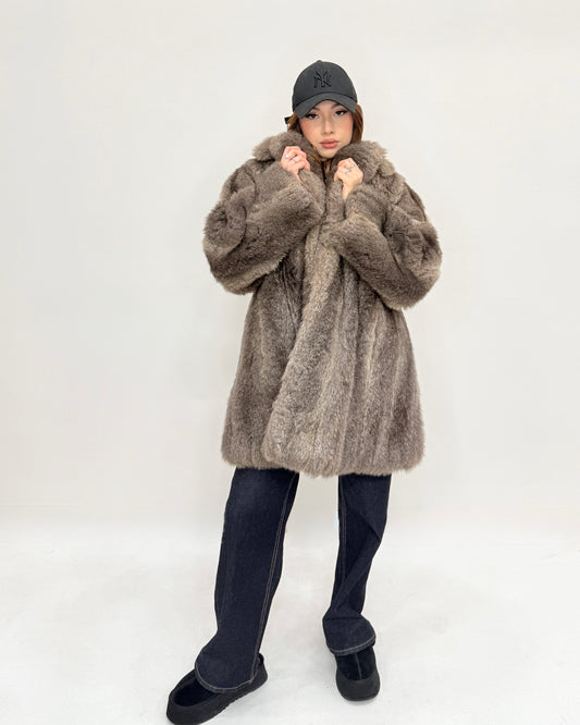 Cappotto in Castorino e Volpe