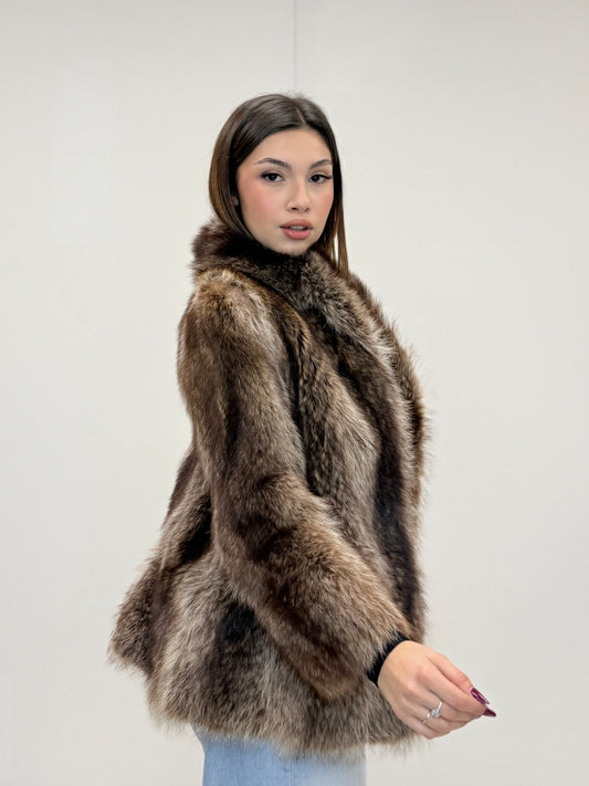 Giacca Marmotta collo scialle