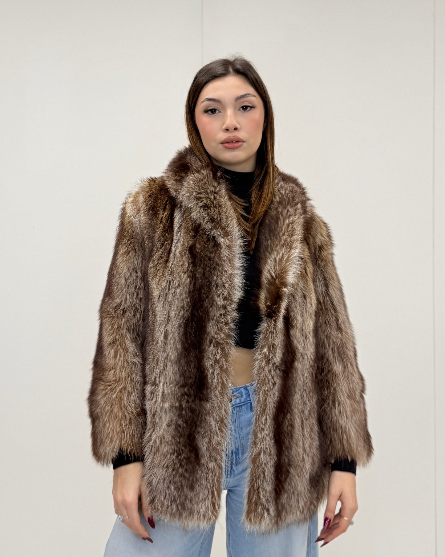 Giacca Marmotta collo scialle