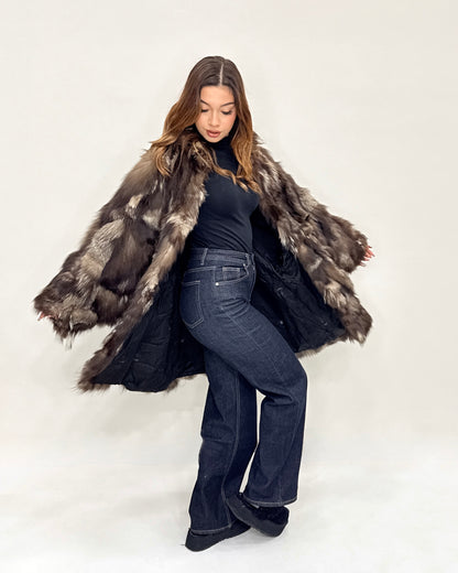 Cappotto in Volpe argentata