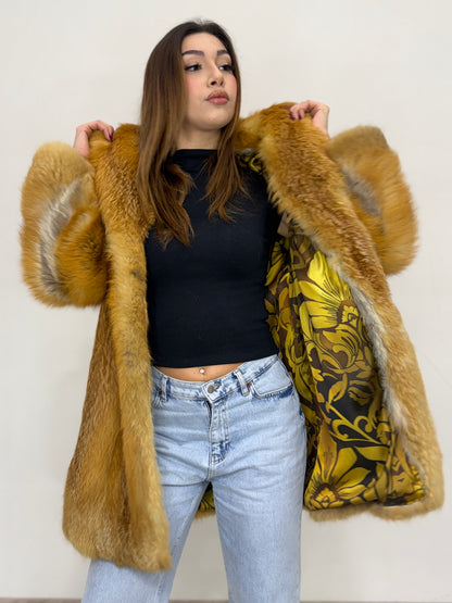 Red fox con fodera in saten personalizzata