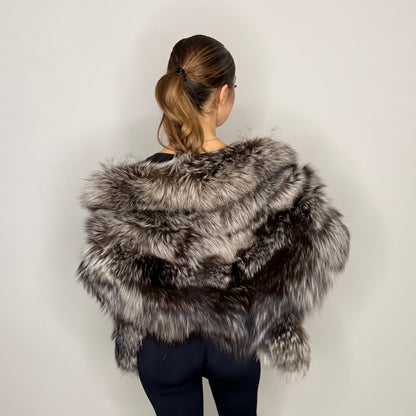 Stola in Volpe Argentata