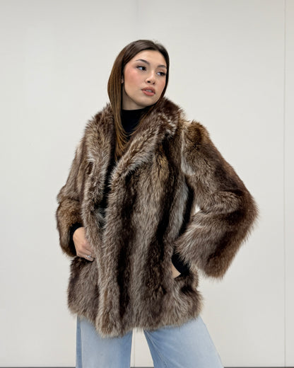 Giacca Marmotta collo scialle