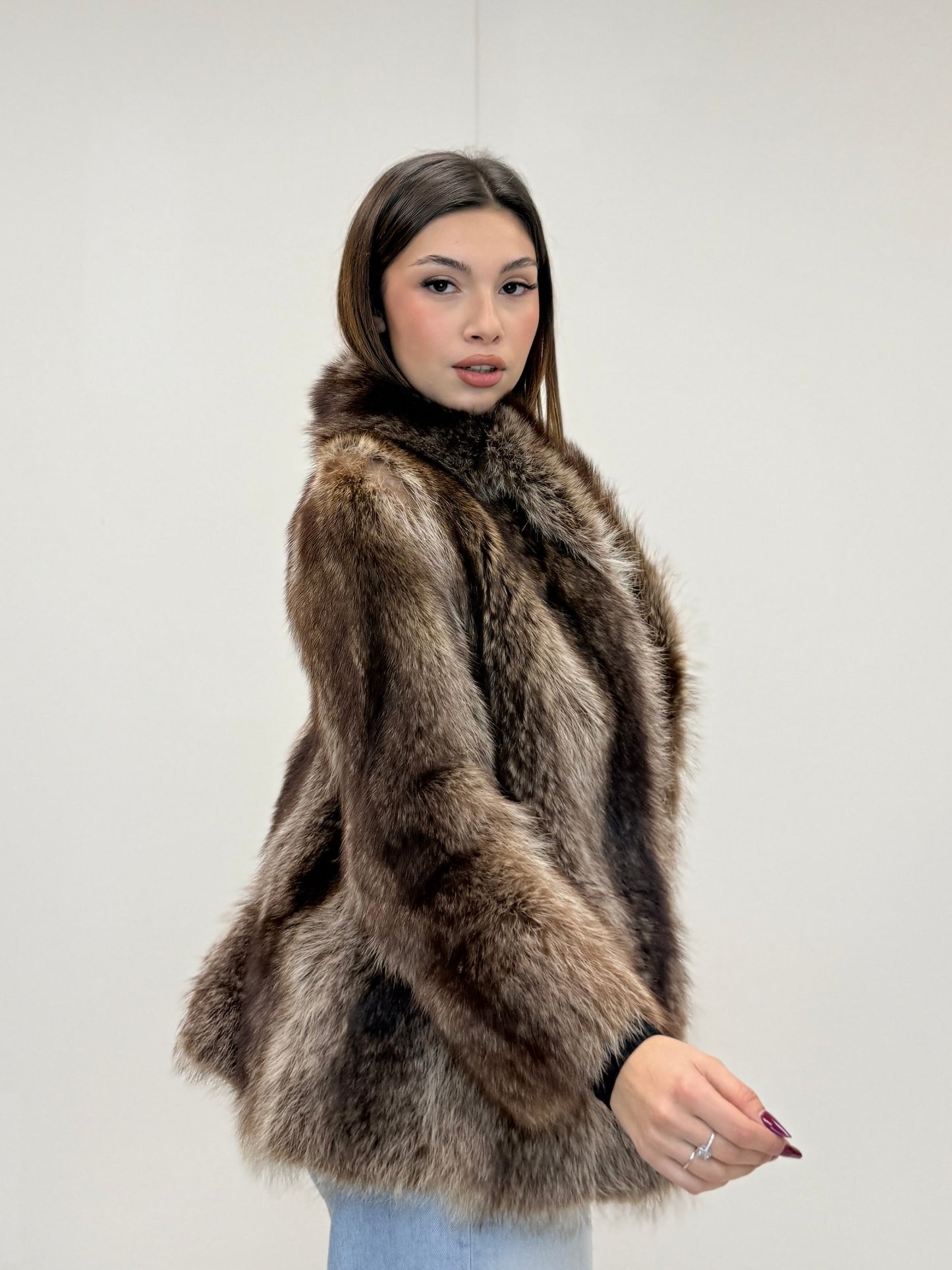 Giacca Marmotta collo scialle