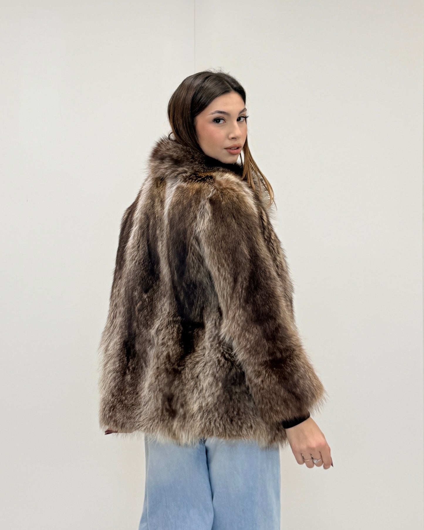 Giacca Marmotta collo scialle