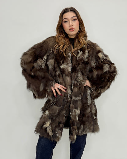 Cappotto in Volpe argentata