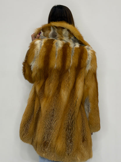 Red fox con fodera in saten personalizzata