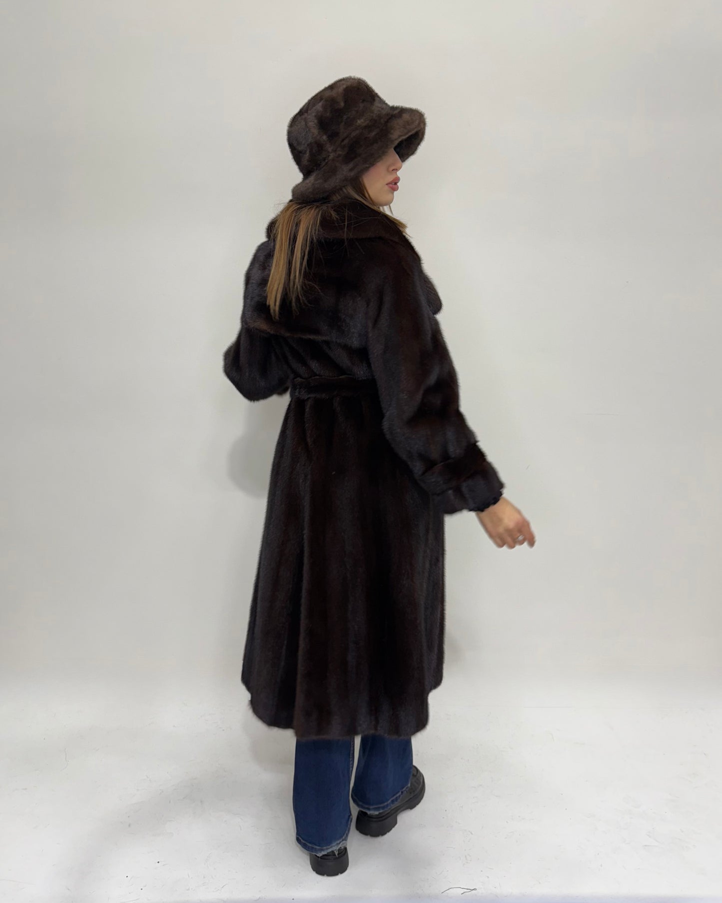 Trench di Visone  e spacco sul retro