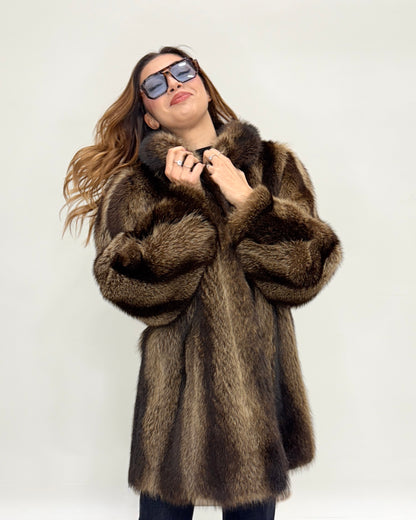 Marmotta con Chiusura bottone al collo