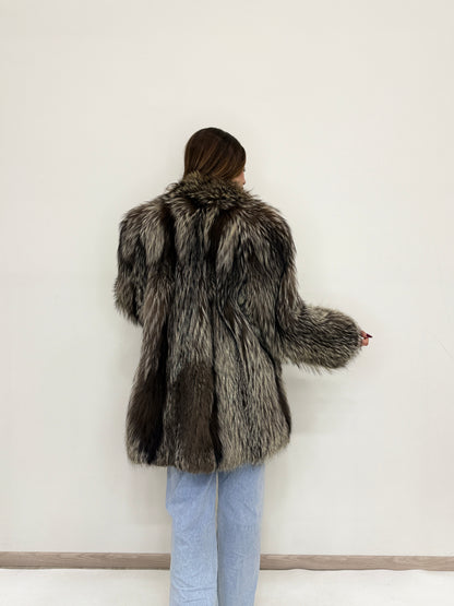 Cappotto in Volpe argentata