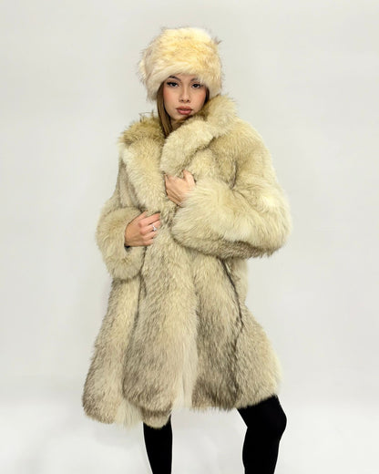 Pelliccia in Volpe di Groenlandia Rigenerata – Taglia Unica fino alla 46