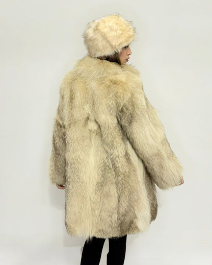 Pelliccia in Volpe di Groenlandia Rigenerata – Taglia Unica fino alla 46