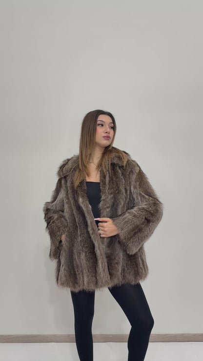Pelliccia Marmotta 3/4 Vintage Artigianale | ReFur Luxury